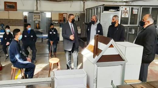 مدير عام التدريب المهني يقوم بجولة تفقدية في إقليم الشمال