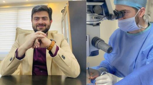 المستشار المهندس عطا المرعب يشكر الدكتور عمر خدرج وكادر مركز مدينة الشرق للعيون