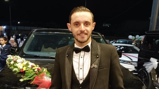قطيشات يهنئ احمد الخرابشه بمناسبة زفاف نجله