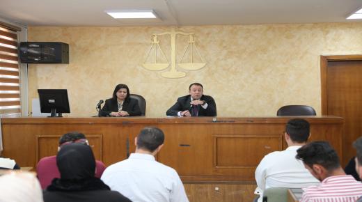 لقاء الطلبة الجدد في كلية الحقوق بجامعة الزيتونة الأردنية.