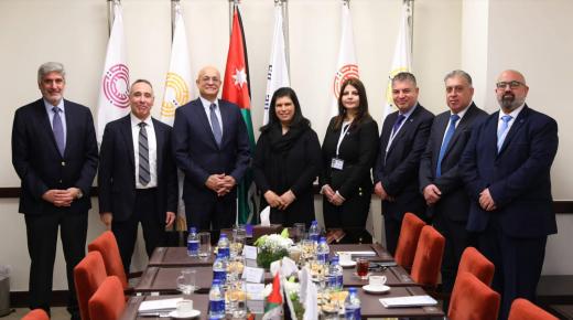 صاحبة السمو الاميرة سمية تلتقي وفداً أكاديميًا من جامعة جورجتاون الامريكية