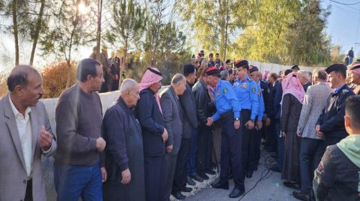 تشييع جثمان الوكيل خالد فرحان العبادي