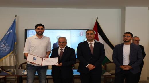 عمان الأهلية تكرم نخبة من طلبتها المتميزين في مختلف المجالات