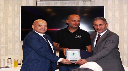 نادي حمادة الرياضي يستضيف وفد شباب العواصم العربية