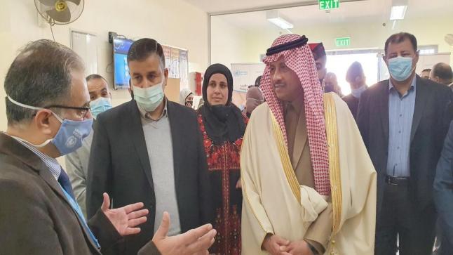 السفير السعودي في عمان يفتتح مركز الأونروا الصحي الجديد الممول من المملكة العربية السعودية في مدينة العقبة