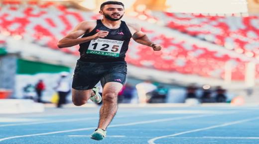 البطل بلال ذياب يحطم الرقم القياسي الاردني للرجال لمسابقة ٦٠ متر صالات