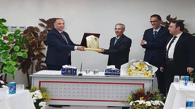 تكريم السيد ناصر بدوي مدير فرع البنك الاسلامي الأردني فرع الزرقاء الجديدة بمناسبة إحالته على التقاعد