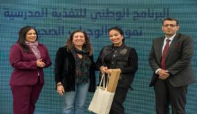 طالبة من “اعلام الزرقاء” تفوز بجائزة أفضل فيديو حول التغذية المدرسية