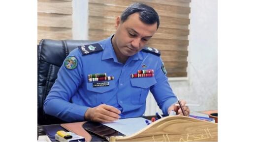 المختار سلامة الخزاعلة يهنئ عطوفة حمزة بك الخزاعلة بمناسبة ترفيعه إلى رتبة رائد