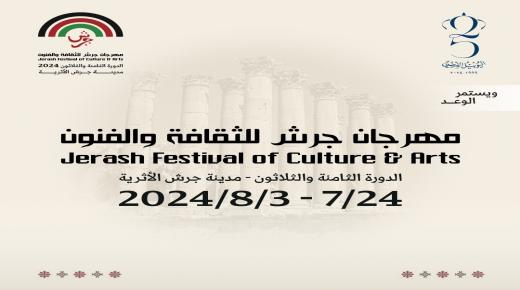 جمهور جرش 2024 يترقب الوصلات الطربية لـ “جوقه سراج” الفلسطينية