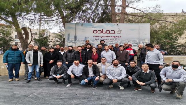 فريق “أشاوس حماده” في خدمة مبادرة “معاً كرمالهم”