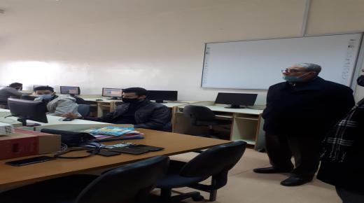 تفقد الامتحان الشامل في كلية الزرقاء الجامعيه