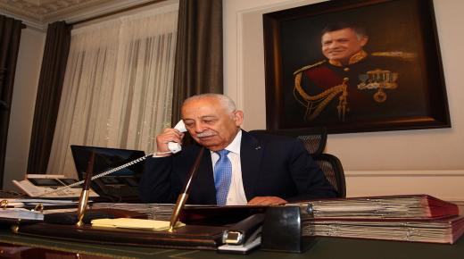 العيسوي ينقل تعازي الملك إلى عشيرة الفاعوري