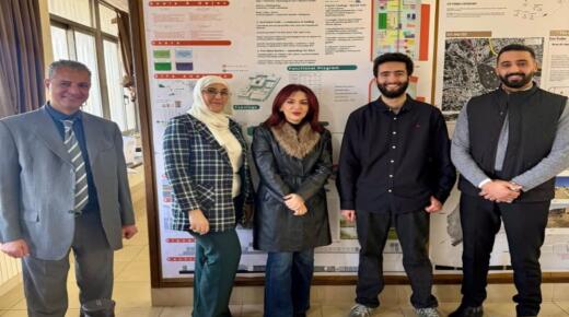 جامعة الزرقاء تشارك في مناقشات مشاريع التخرج لقسم هندسة العمارة في الجامعة الأردنية