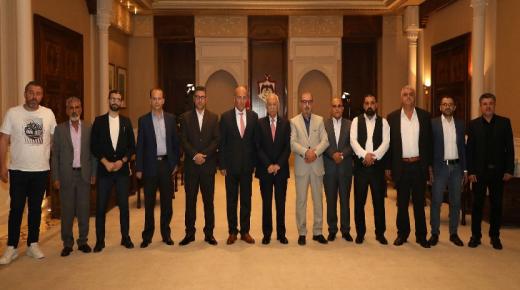 العيسوي يلتقي وفد من اهالي لواء فقوع بمحافظة الكرك ووفدا من أهالي المزار الشمالي/ محافظة أربد