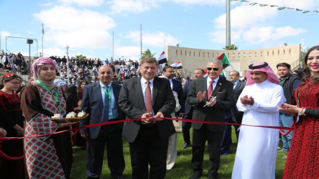 رئيس جامعة الزيتونة الأردنية يفتتح معرض الجاليات العربية الثاني عشر بحضور دبلوماسي وثقافي واسع – صور وفيديو