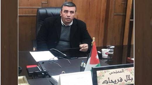 المهندس بلال حمد فريحات مدير منطقة المدينه في امانة عمان رجل ترفع له القبعات 