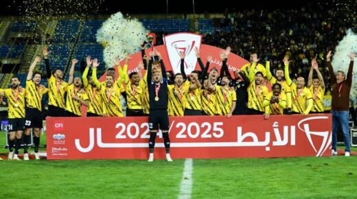 الحسين يتوج بلقب الدوري الأردني للمرة الثالثة على التوالي