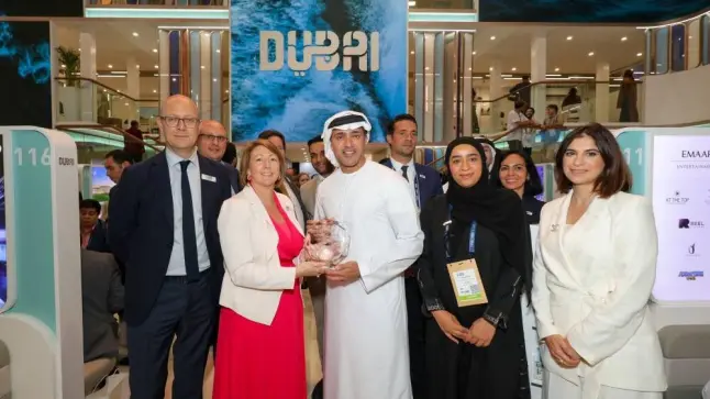 «دبي للتسويق السياحي» تفوز بجائزة أفضل جناح مستدام