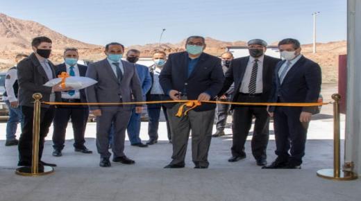 الكباريتي يفتتح مقر شركة الطريق الطويل لتجارة قطع غيار السيارات في العقبة