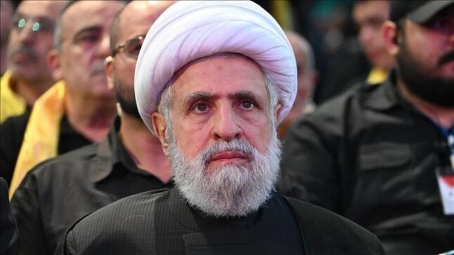 نعيم قاسم ينعي خامنئي: سنقوم بواجبنا في التصدي للعدوان