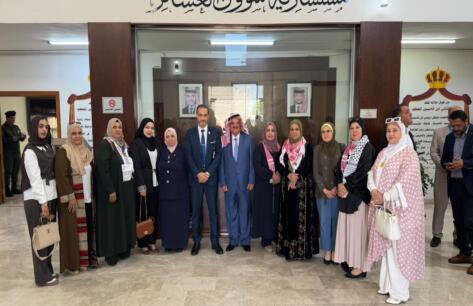 مستشار جلالة الملك لشؤون العشائر يلتقي فريق “كلنا خلف القائد”