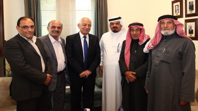 العيسوي يلتقي وفدا من رابطة عشيرة العبيديين / الطفيلة