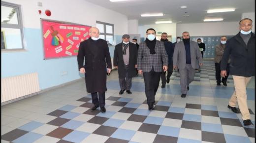 العجارمة يتفقد قاعات امتحان الثانوية العامة ومراكز التصحيح في مأدبا وناعور