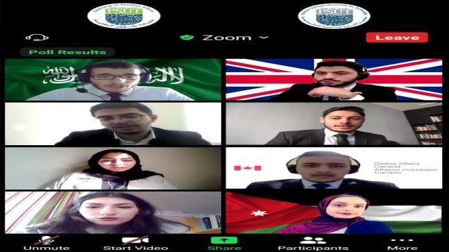 بنسخته العاشرة وبمشاركة دولية  نموذج الأمم المتحدة في جامعة الأميرة سمية للتكنولوجيا
