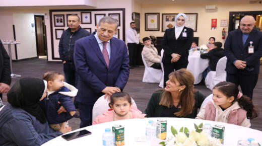 الأميرة دينا مرعد تزور المستشفى التخصصي وتتابع أوضاع مرضى غزة