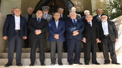 خلال لقائهم رئيس الديوان الملكي… عشائر الشيشان: نؤكد وقوفنا خلف الملك لوقف الحرب على غزة