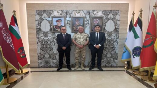 اللواء الركن الحنيطي يستقبل الرئيس التنفيذي لشركة أورنج