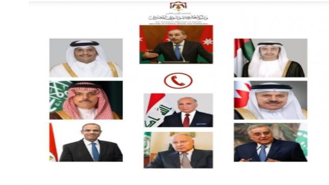 وزير الخارجية يبحث مع عدد من نظرائه هاتفيا تطورات الأوضاع في سوريا