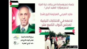 اهالي غزة يقدمون الولاء الاردن وقيادته