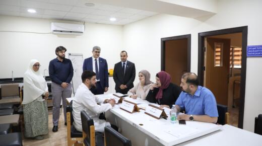 كلية التمريض في جامعة الزرقاء تعقد اختبارات شاملة لقياس مخرجات التعلم