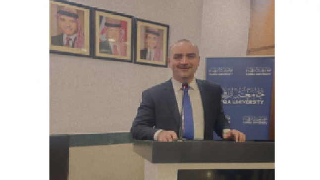 علاء نجيب الضمور .. مبارك الماجستير