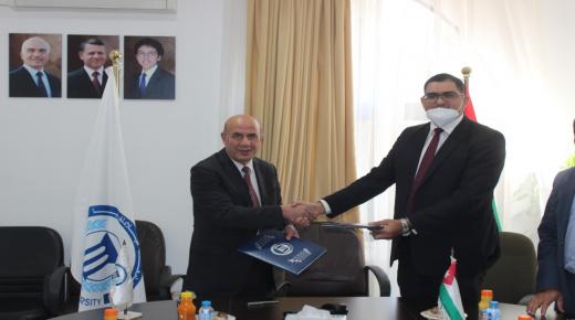 جامعة فيلادلفيا ومستشفى الاستقلال يوقعان اتفاقية تعاون تحقيقاً للرسالة المشتركة في تمكين الطلبة