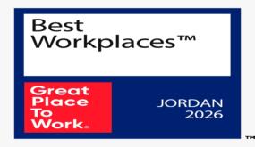 أمنية ضمن أفضل أماكن العمل في الأردن لعام 2026 لقطاع الاتصالات