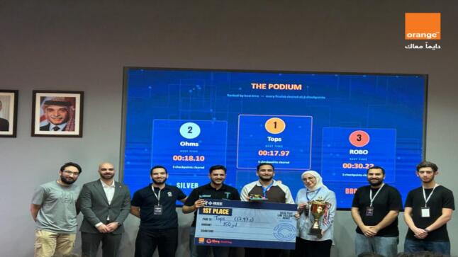أورنج الأردن ترعى “Robots Line Follower” للحلول الذكية في جامعة الأميرة سمية للتكنولوجيا
