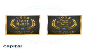 كابيتال بنك” يحصد جائزتي “أفضل بنك في الأردن” و”أفضل تطبيق مصرفي في الأردن” من Global Financial Market Review لعام 2025