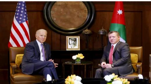 بالصور والفيديو : جلالة الملك عبدالله يلتقي الرئيس الأمريكي جو بايدن.