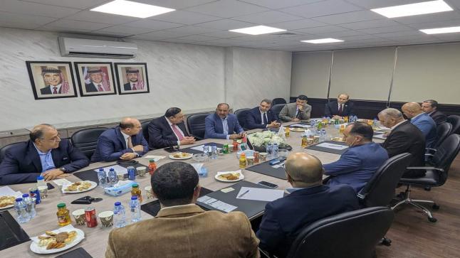 شركة المدن الصناعية الاردنية تبحث اوجه التعاون مع شركة فجر الاردنية المصرية