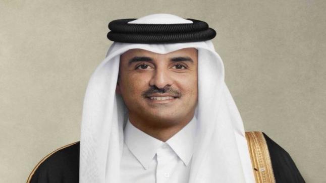 أمير قطر الشيخ تميم بن حمد آل ثاني يهنئ رئيس الإمارات بمناسبة اليوم الوطني