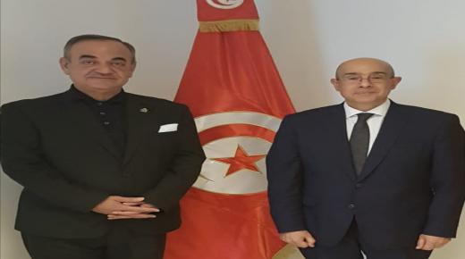 رئيس جمعية الفنادق الاردنية يلتقي بالسفير التونسي خالد السهيلي