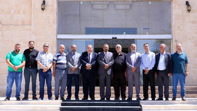 رئيس جامعة الزرقاء يستقبل أعضاء مجلس نقابة مهندسي الزرقاء