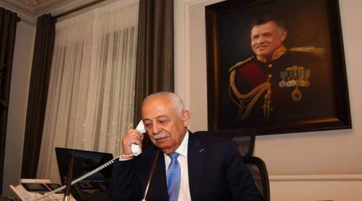 العيسوي ينقل تعازي جلالة الملك الى عائلة ناصر الدين