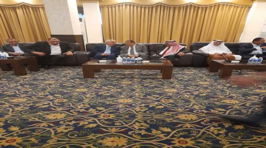 العيسوي يقدم واجب العزاء لعشائر الحويطات عامة والجازي خاصة بوفاة المرحوم الشيخ رمزي مشهور حديثة الجازي