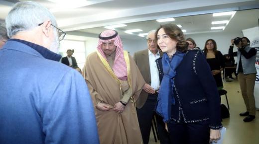 سفير خادم الحرمين الشريفين لدى الأردن نايف بن بندر السديري يشارك في مؤتمر محركات الراي العام