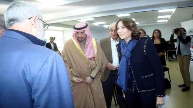سفير خادم الحرمين الشريفين لدى الأردن نايف بن بندر السديري يشارك في مؤتمر محركات الراي العام