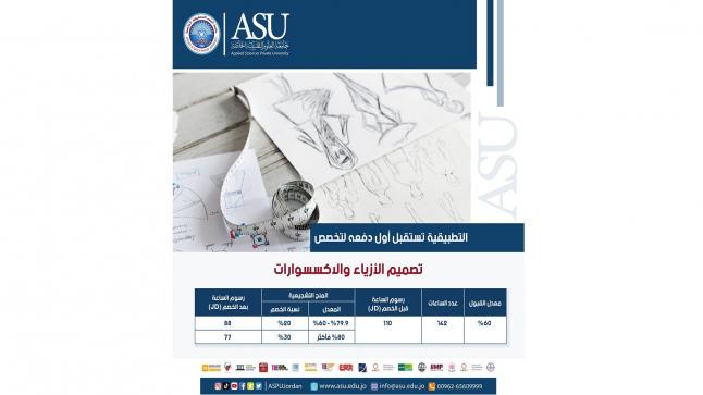 التطبيقية الخاصة تستقبل أول دفعة لتخصص تصميم الأزياء والاكسسوارات.